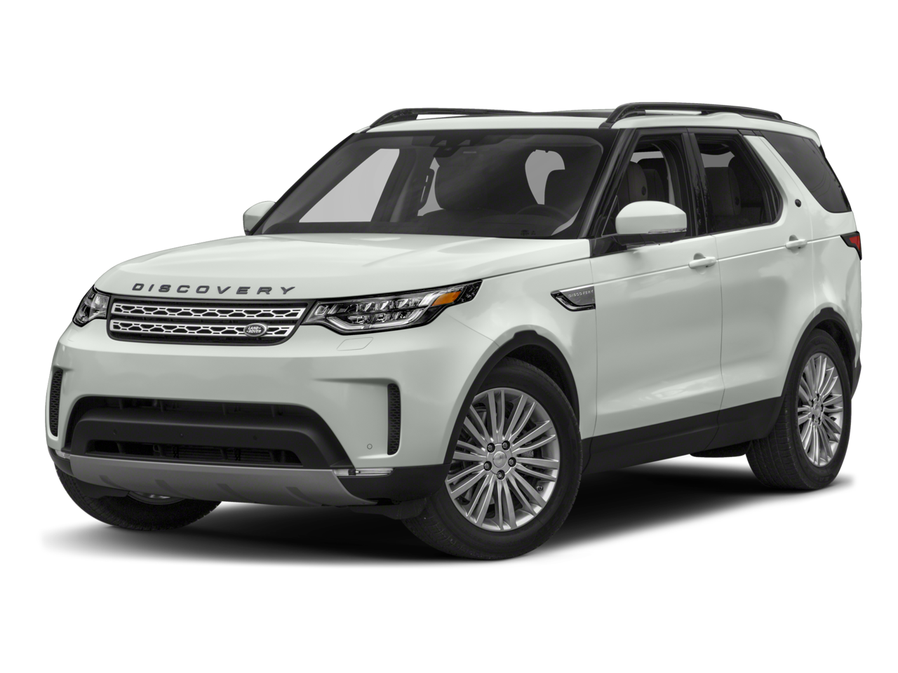 2018 Land Rover Discovery HSE in Fuji White — front three-quarter view