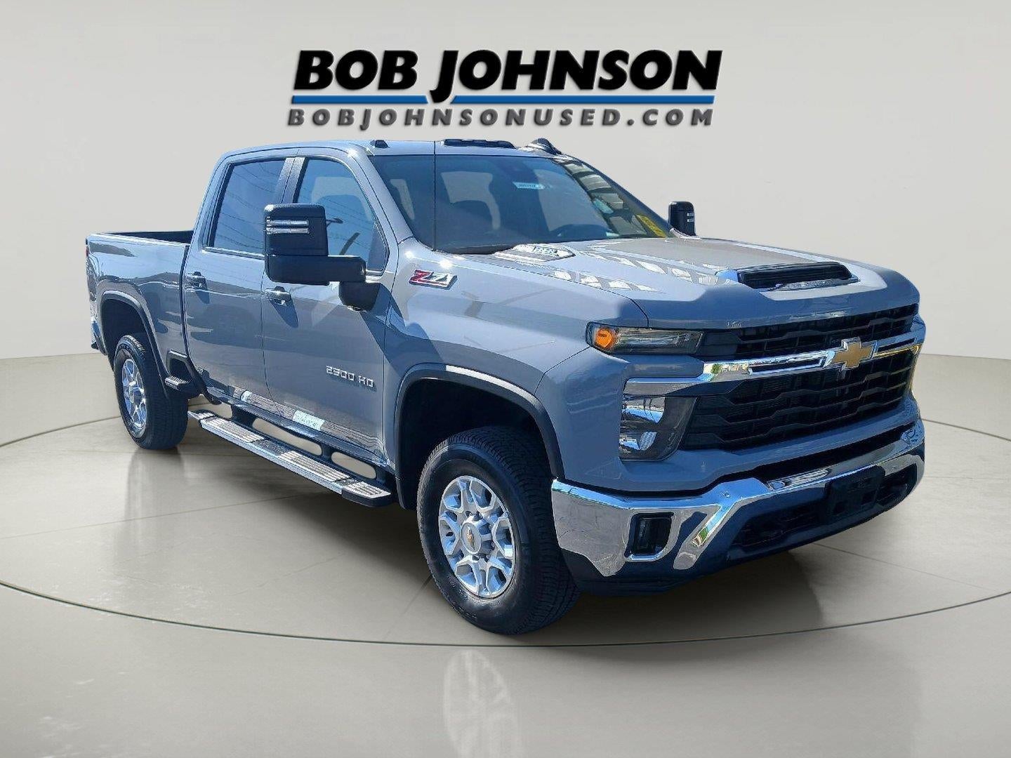 2024 Chevrolet Silverado HD LT in Slate Gray Metallic — front three-quarter view