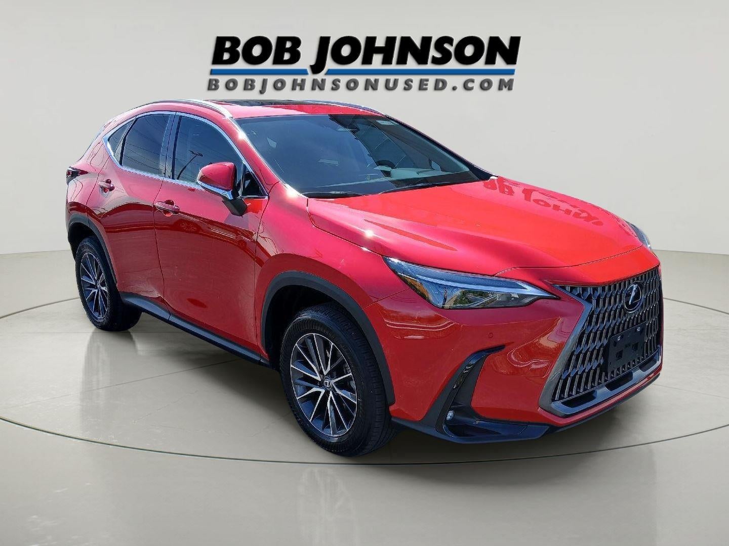 2024 Lexus NX HYBRID NX 350h Premium in Redline — front three-quarter view
