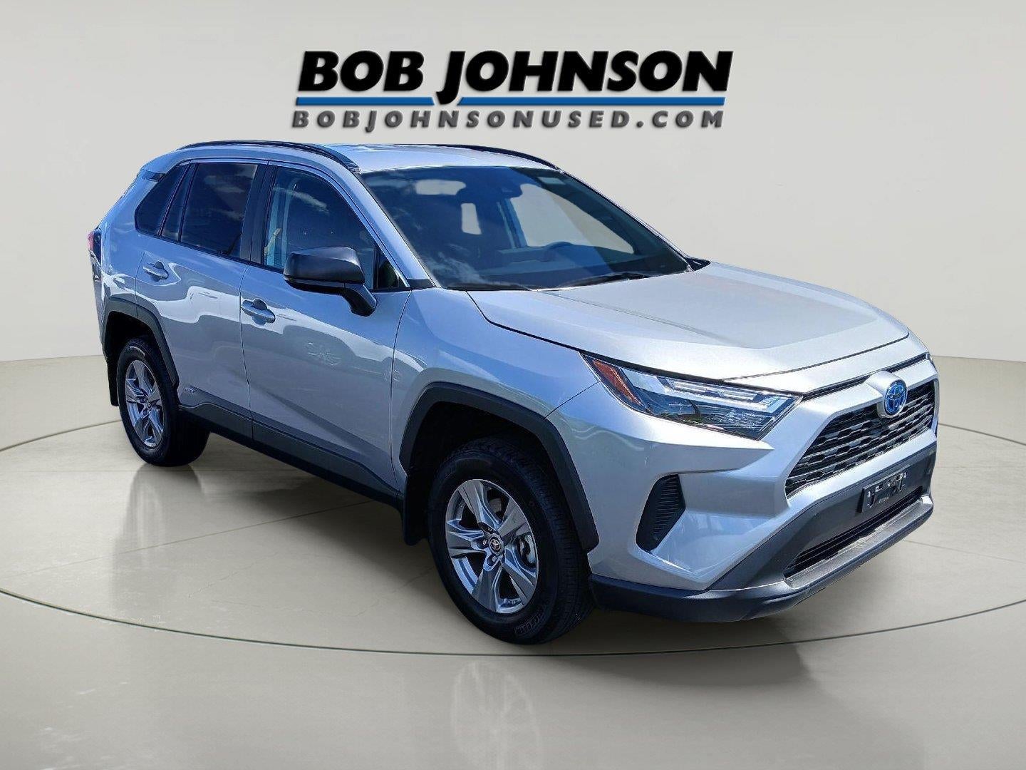 2024 Toyota RAV4 Hybrid HYBRID LE AWD in Silver Sky Metallic — front three-quarter view