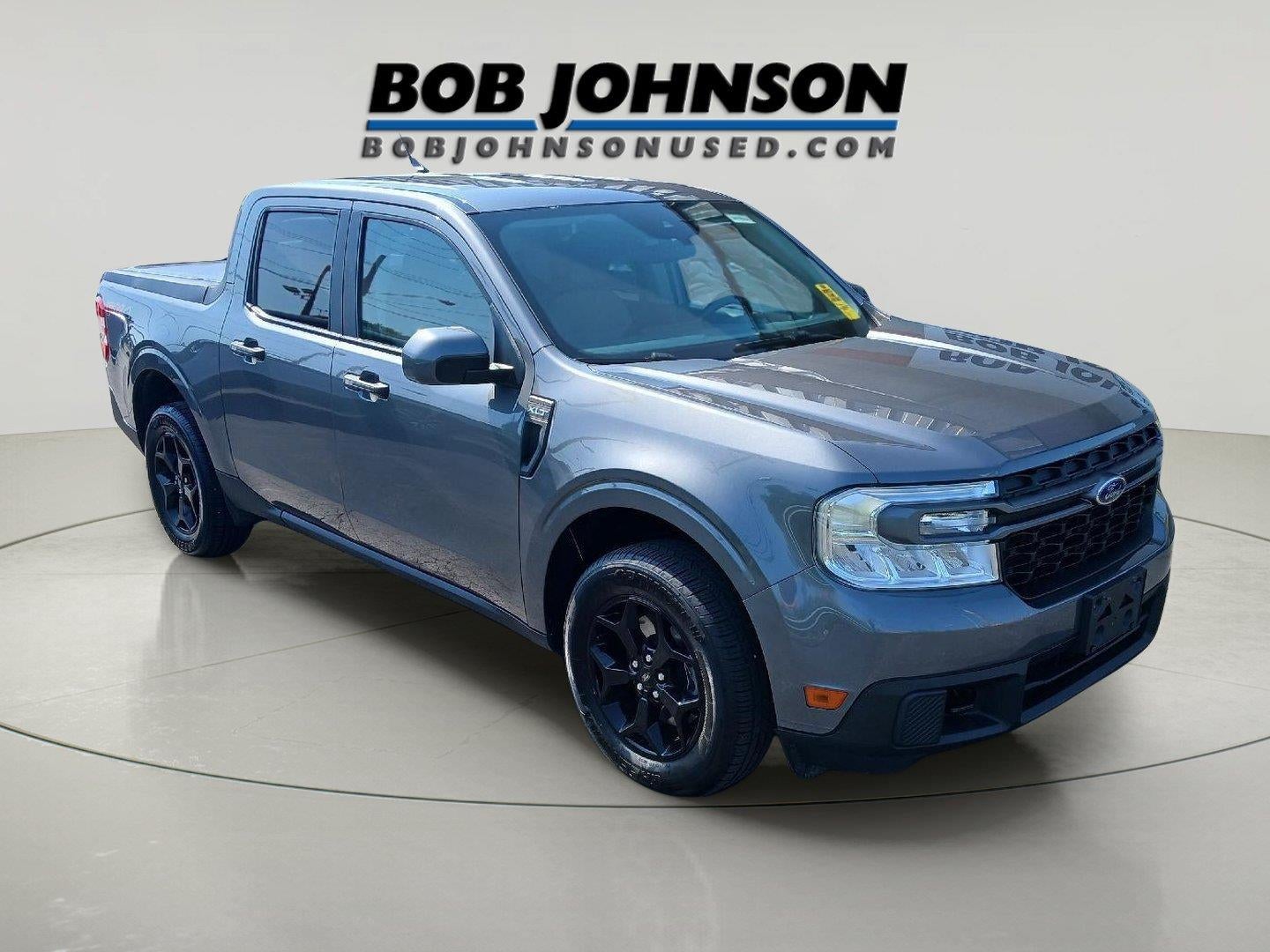 2022 Ford Maverick XLT in Carbonized Gray — front three-quarter view