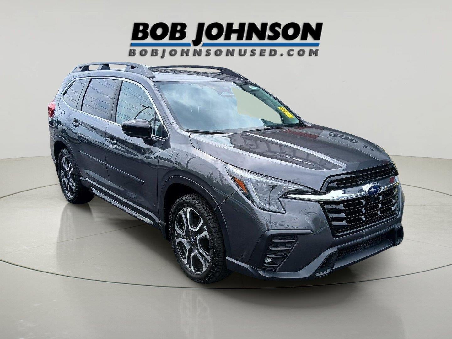 2024 Subaru Ascent Limited in Magnetite Gray Metallic — front three-quarter view