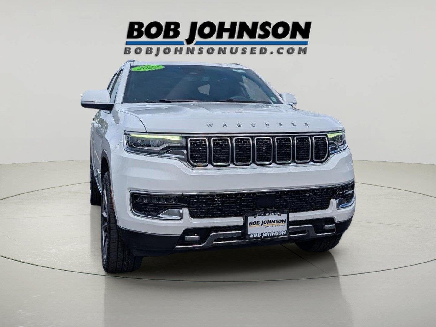 2022 Jeep Wagoneer SUBN in Bright White Clearcoat — front three-quarter view