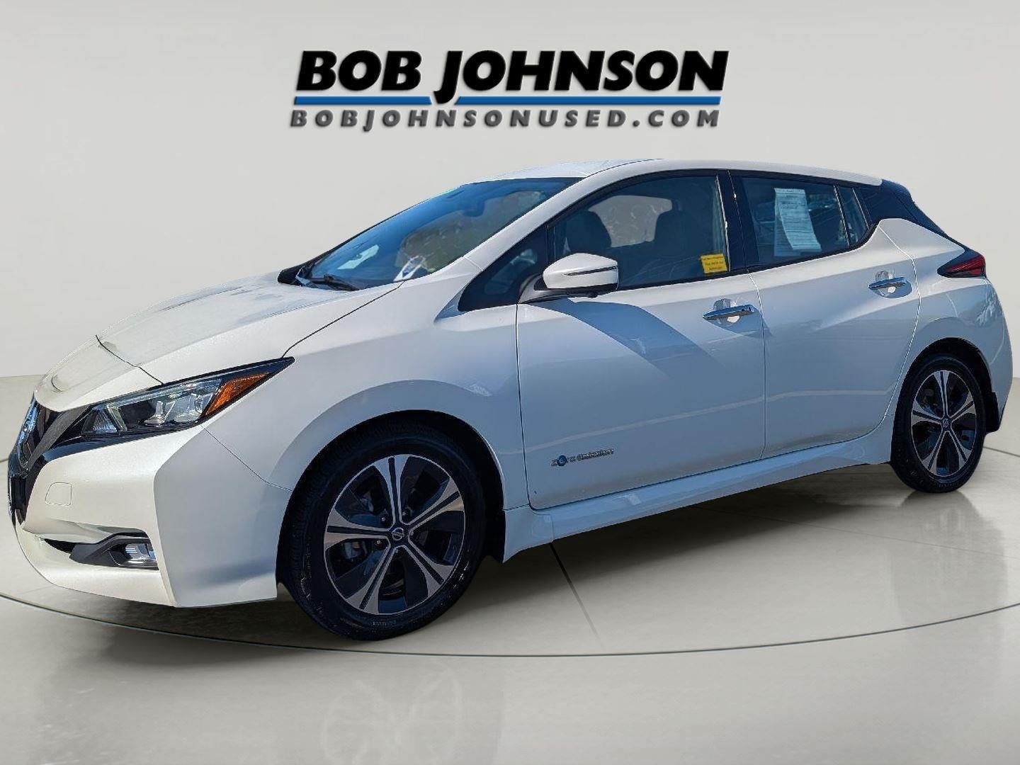 2019 Nissan LEAF — rear three-quarter view