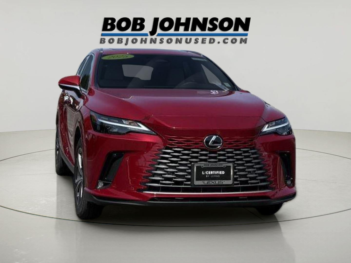 2025 Lexus RX 350 PREMIUM in Matador Red Mica — front three-quarter view