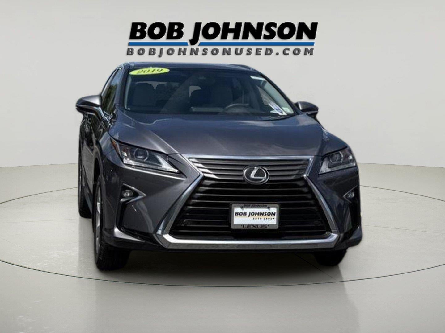 2019 Lexus RX 350 RX 350 in Nebula Gray Pearl — front three-quarter view