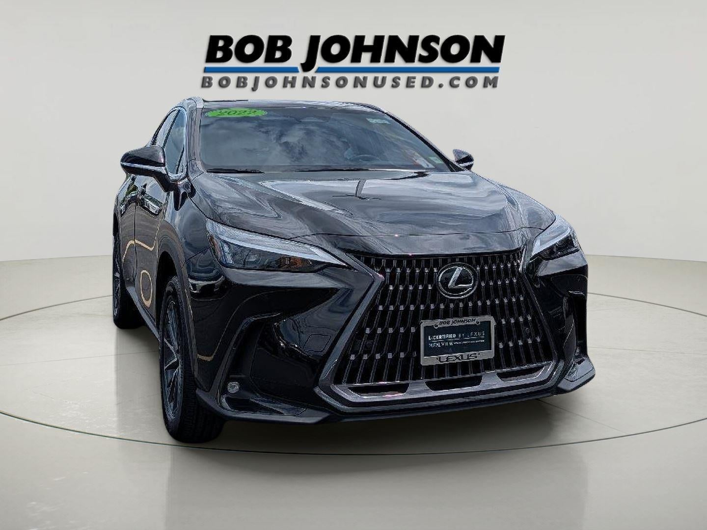 2022 Lexus NX 350 NX 350 Premium in Caviar — front three-quarter view