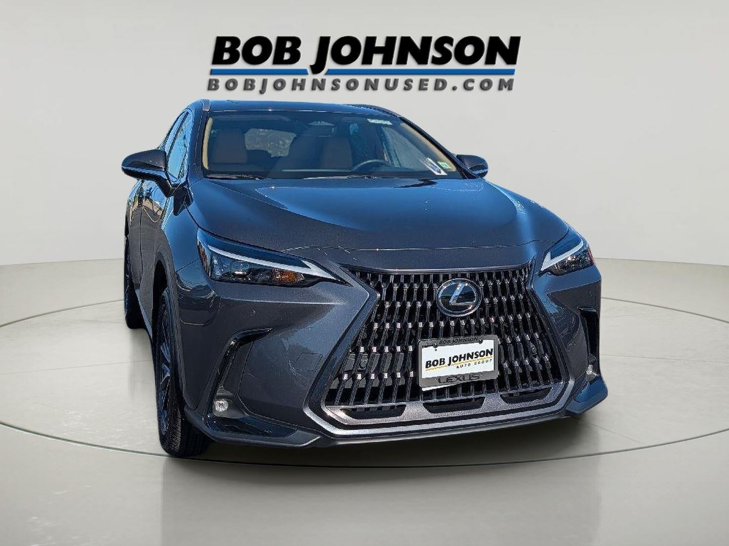 2023 Lexus NX 350 PREMIUM in Cloudburst Gray — front three-quarter view