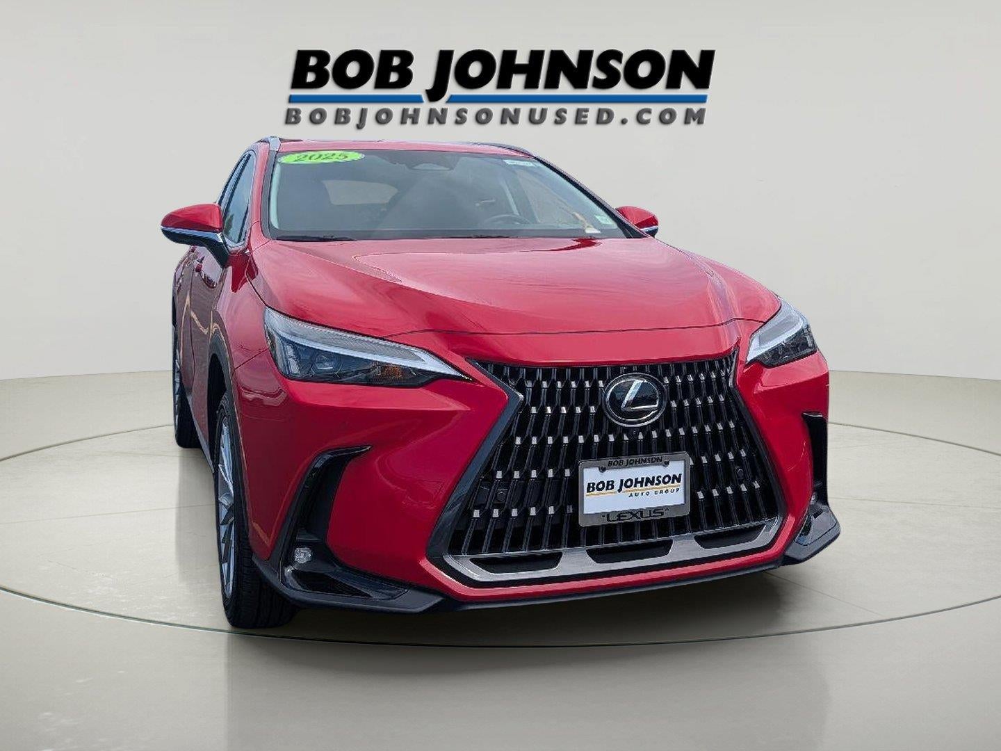 2025 Lexus NX 350 PREMIUM in Redline — front three-quarter view