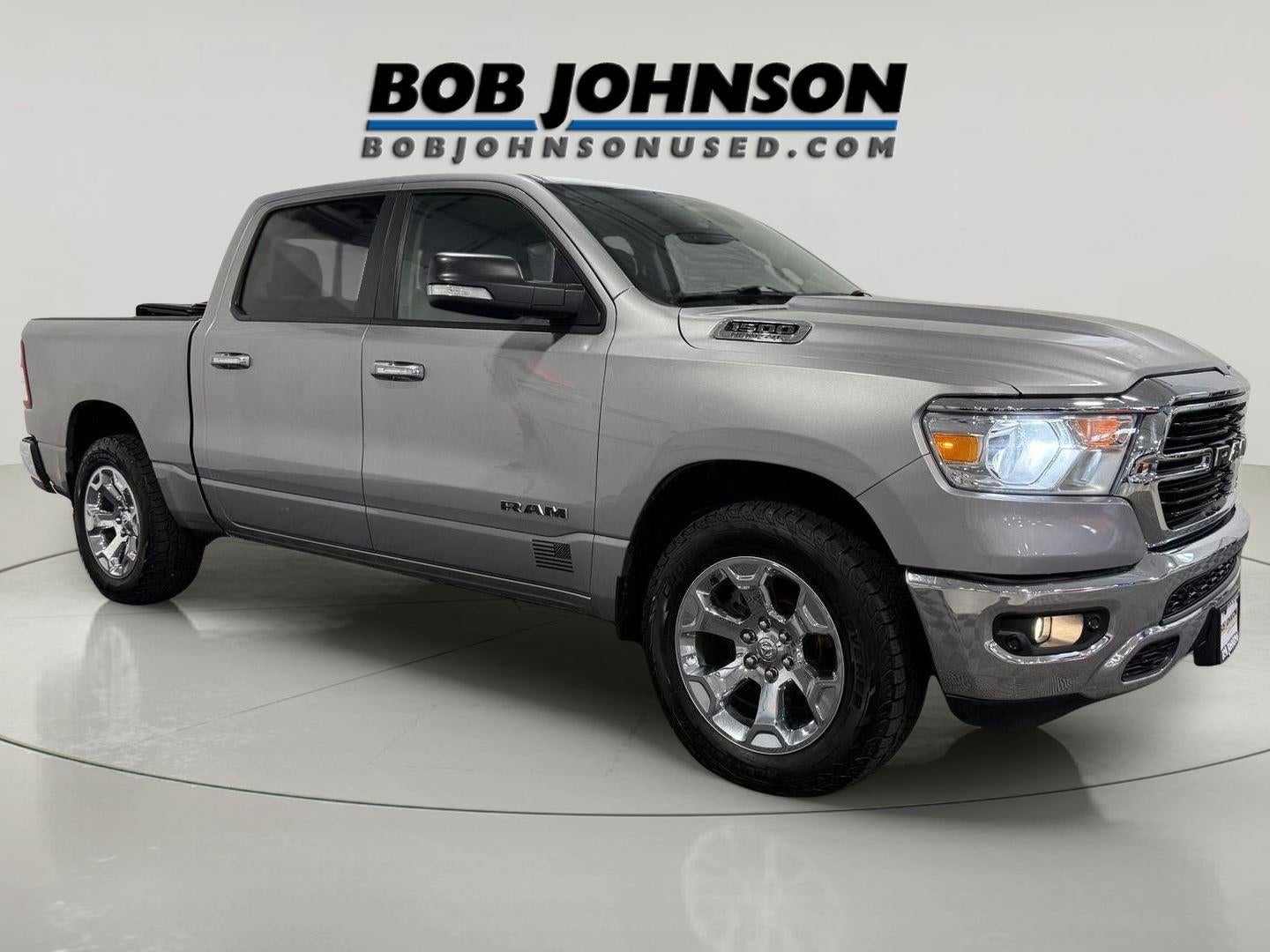 2020 RAM 1500 Big Horn in Billet Silver Metallic — front three-quarter view