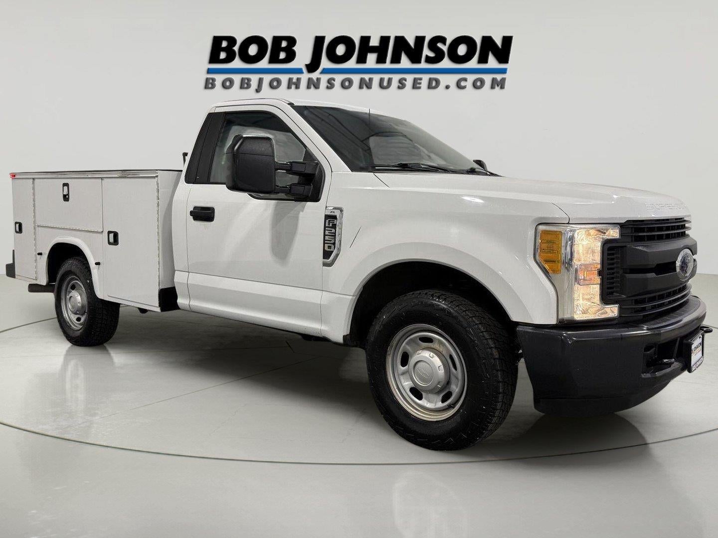 2017 Ford F-250 XL in Oxford White — front three-quarter view