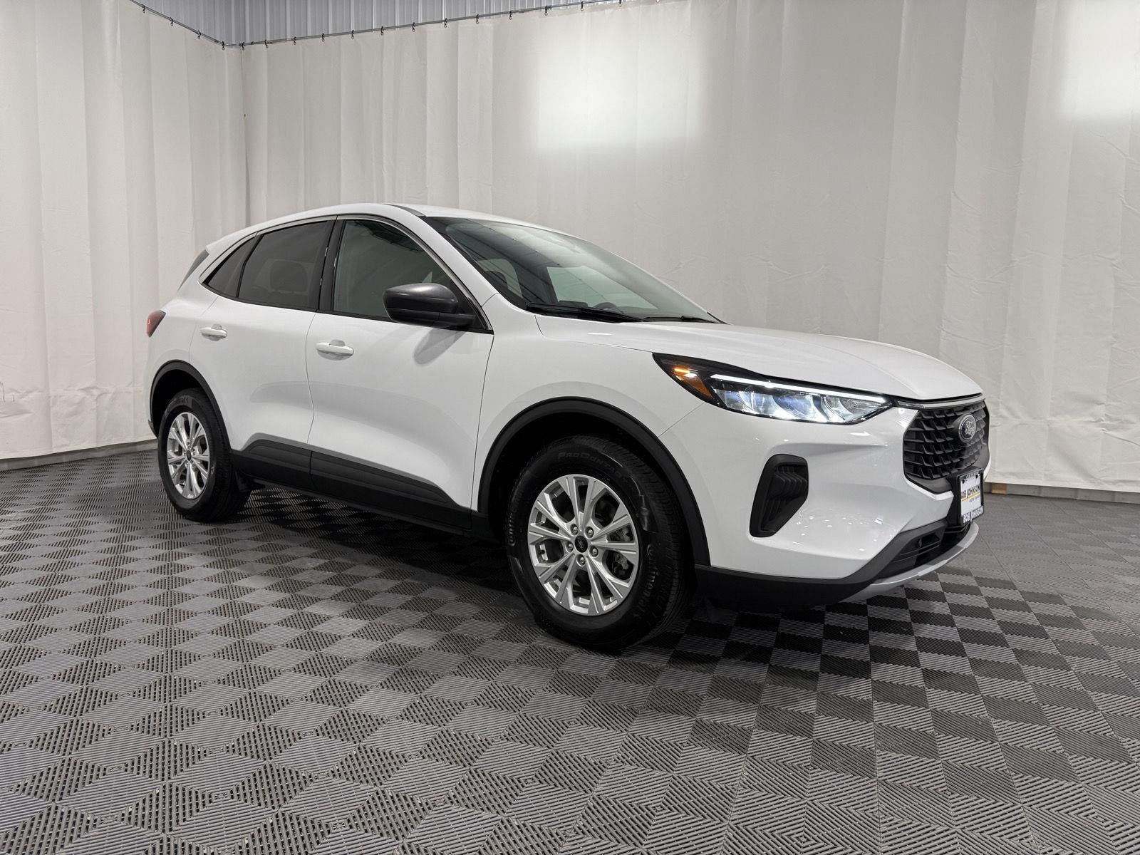 2023 Ford Escape Active in Oxford White — front three-quarter view