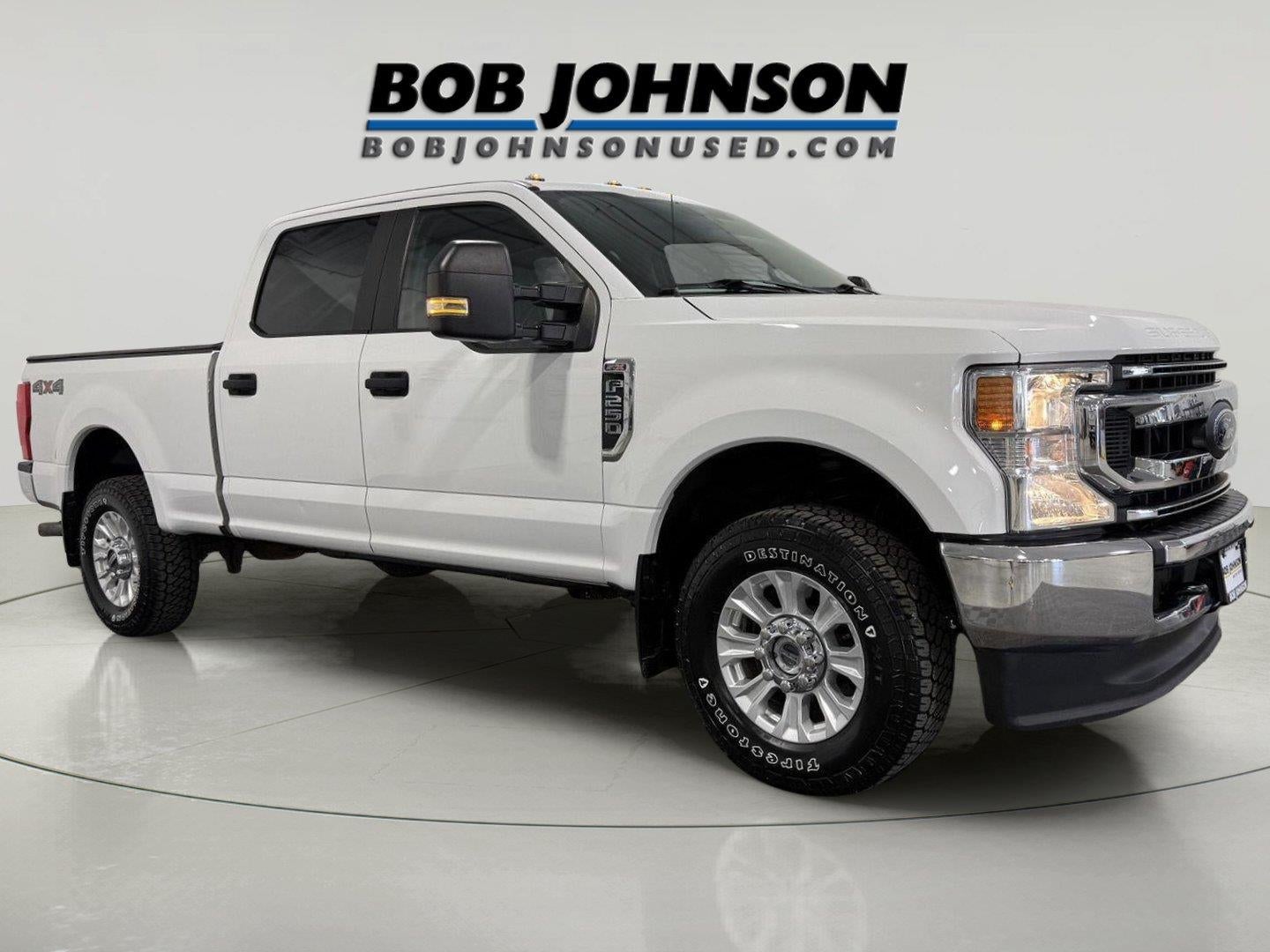 2020 Ford F-250 XL in Oxford White — front three-quarter view