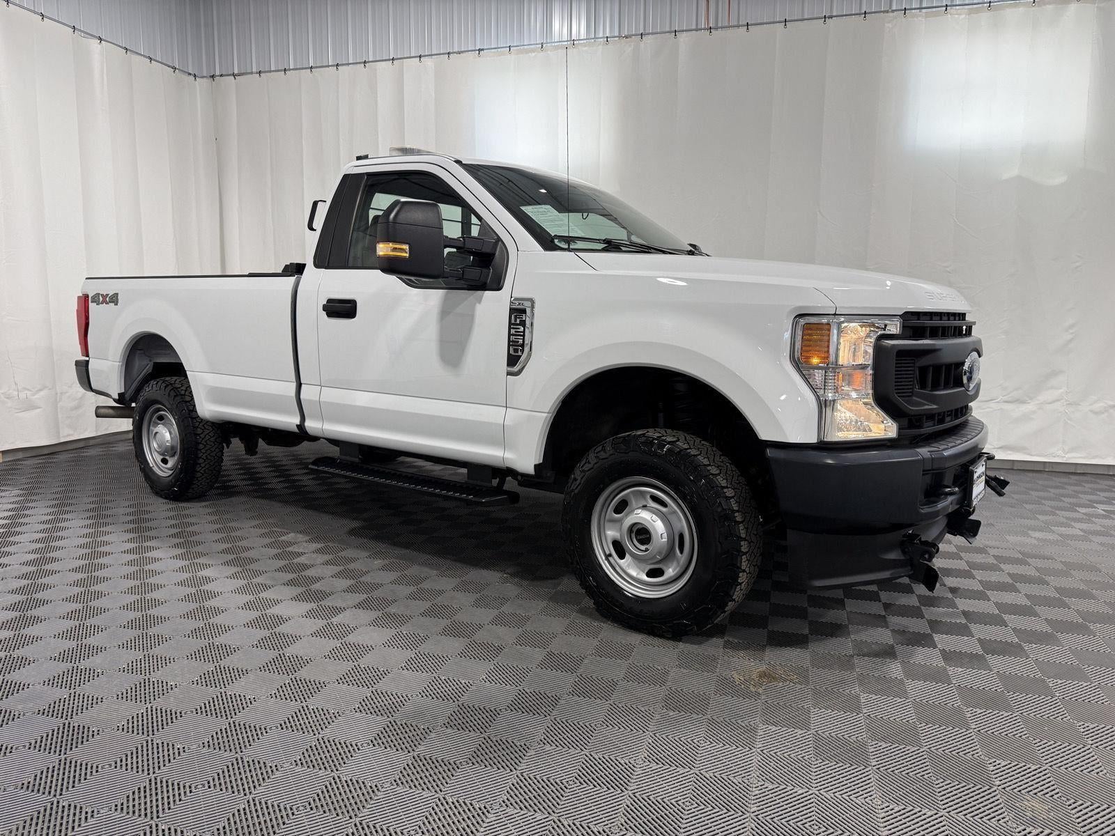 2022 Ford F-250 XL in Oxford White — front three-quarter view