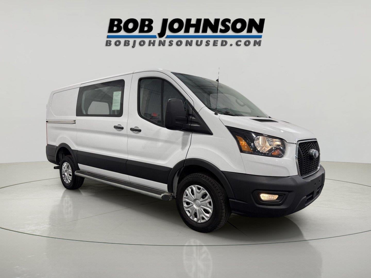 2024 Ford Transit-250 Cargo Van 250 in Oxford White — front three-quarter view