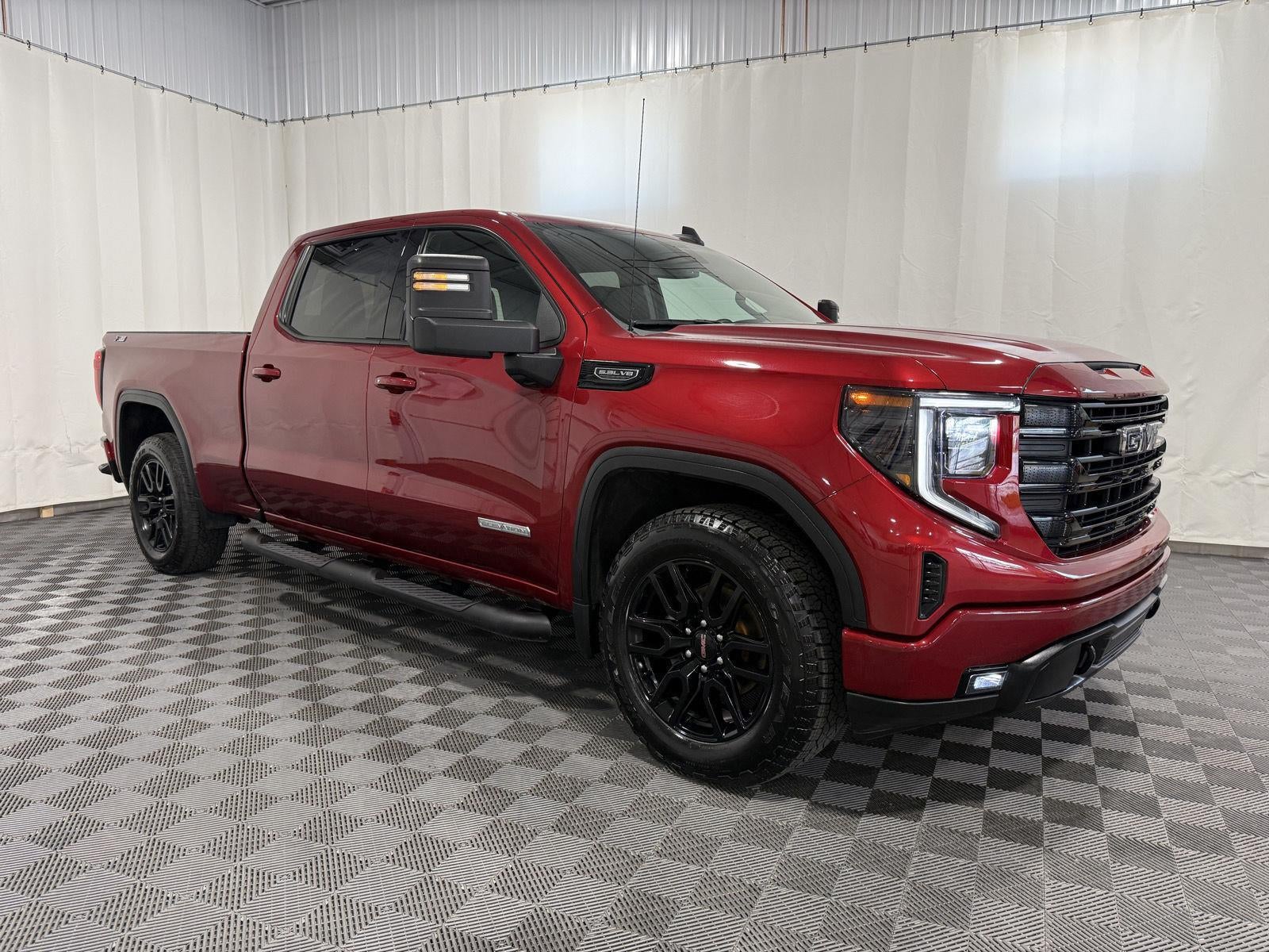 2024 GMC Sierra 1500 Elevation in Red — front three-quarter view