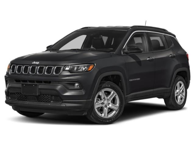 2024 Jeep Compass Limited 4x4 in Black — front three-quarter view