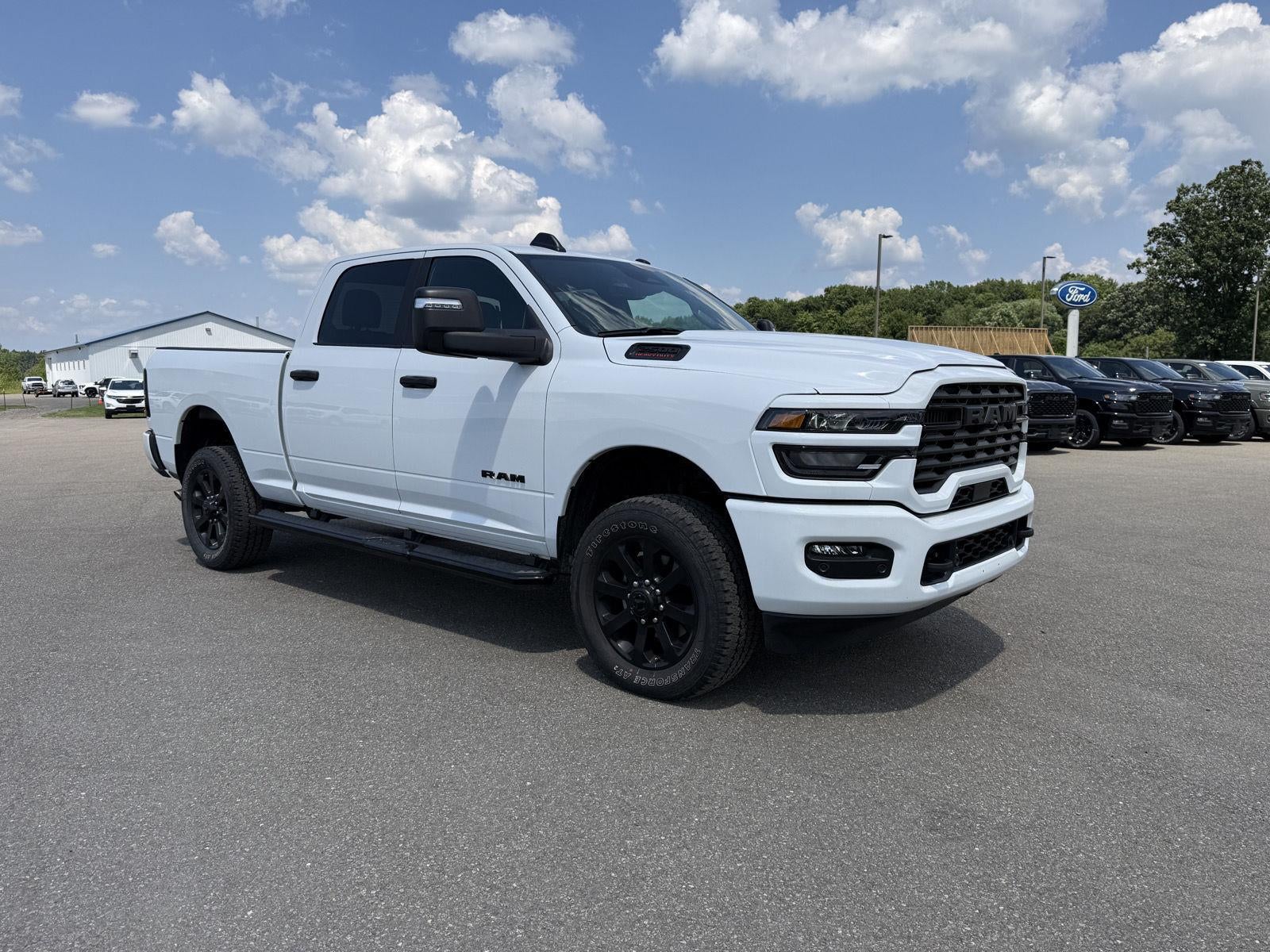 2026 RAM 2500 Big Horn in Bright White Clearcoat — front three-quarter view