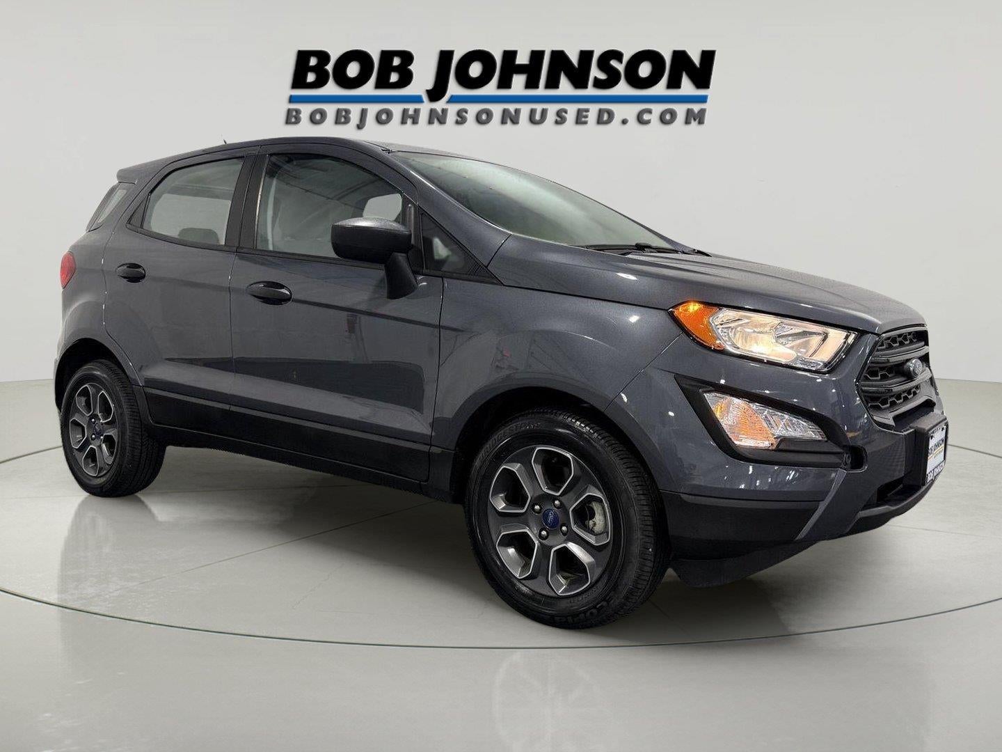 2021 Ford EcoSport S in Smoke — front three-quarter view