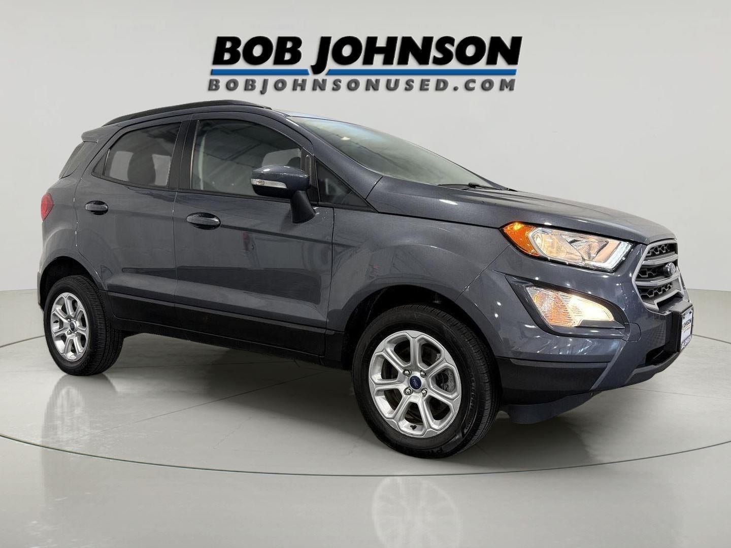 2022 Ford EcoSport SE in Smoke Metallic — front three-quarter view