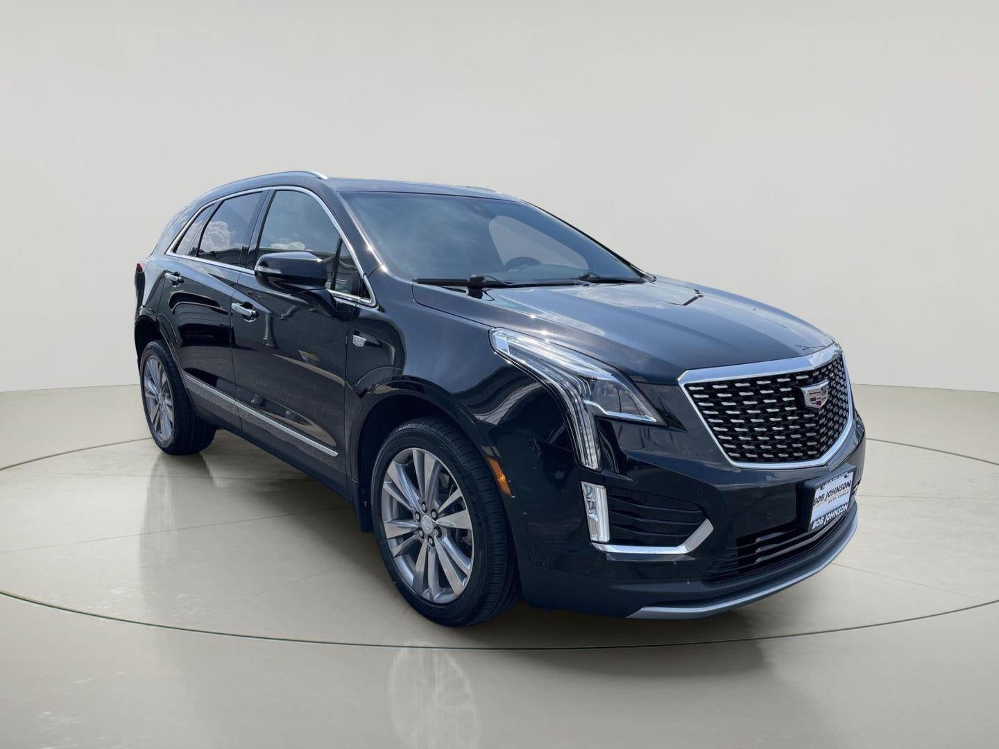 2024 Cadillac XT5 AWD Premium Luxury in Stellar Black Metallic — front three-quarter view
