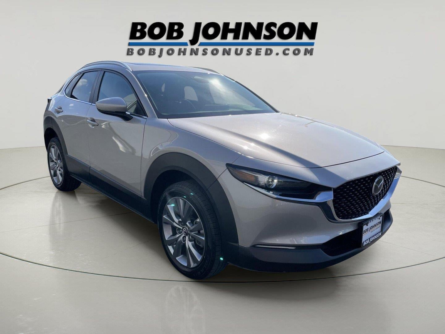 2024 Mazda Mazda CX-30 2.5 S Preferred Package in Platinum Quartz Metallic — front three-quarter view
