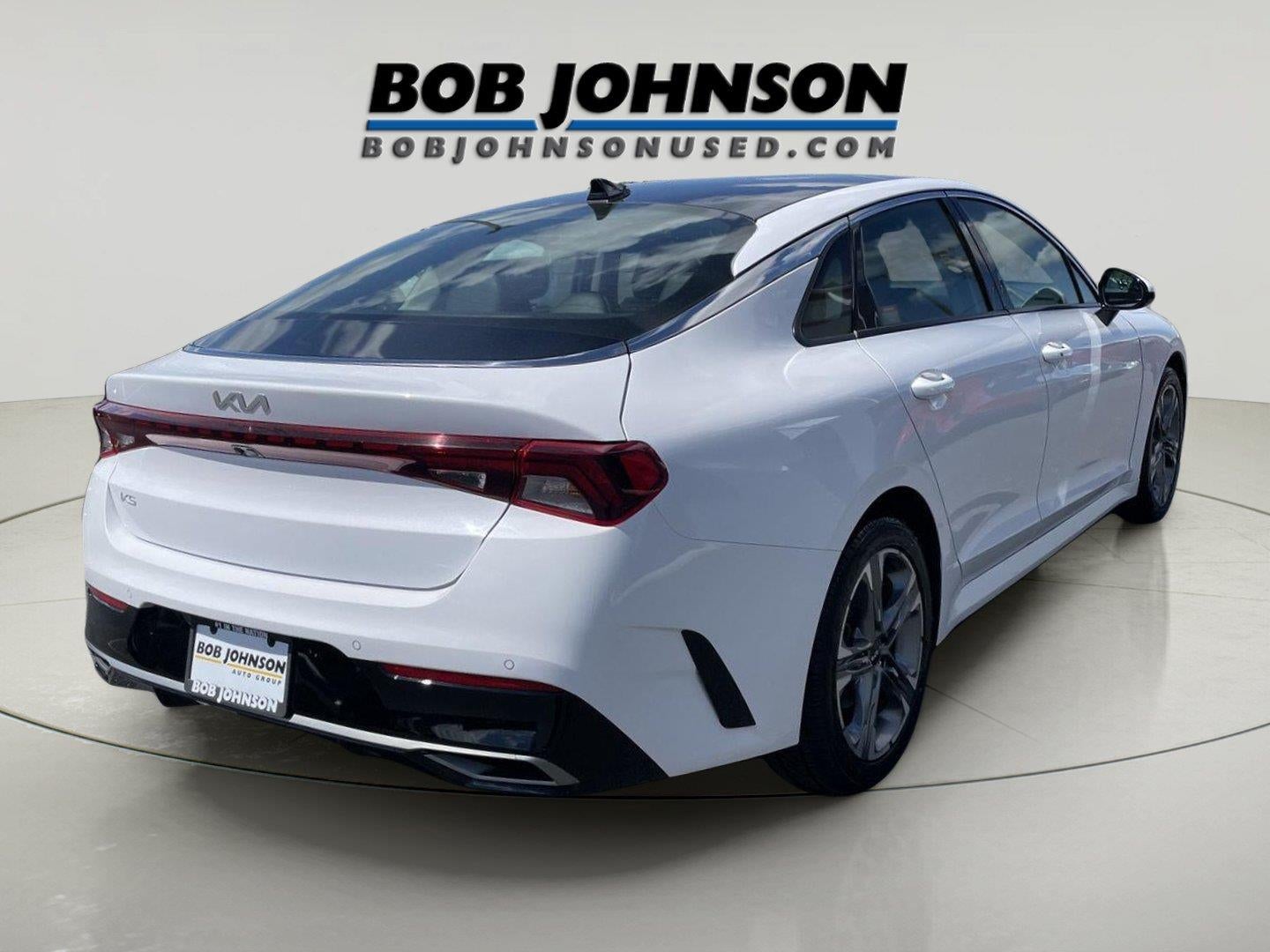 2023 Kia K5 — rear three-quarter view