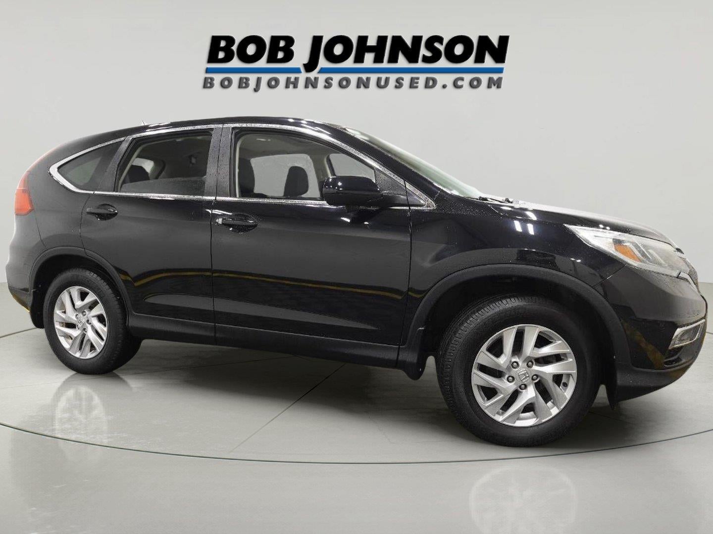 2016 Honda CR-V EX in Crystal Black Pearl — front three-quarter view