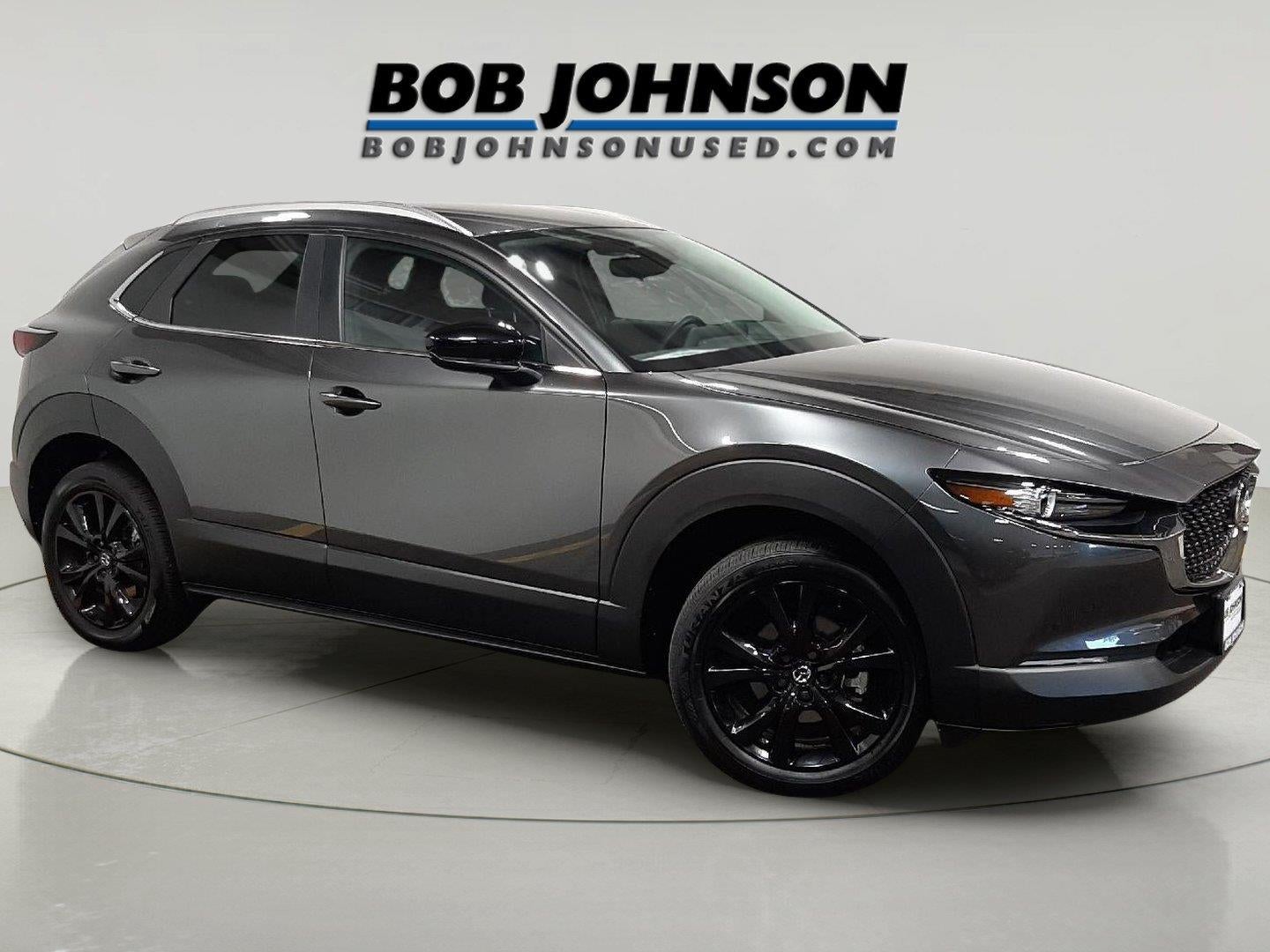 2025 Mazda Mazda CX-30 2.5 S Select Sport in Machine Gray Metallic — front three-quarter view