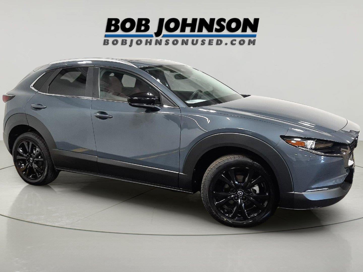 2024 Mazda Mazda CX-30 2.5 S Carbon Edition in Polymetal Gray Metallic — front three-quarter view