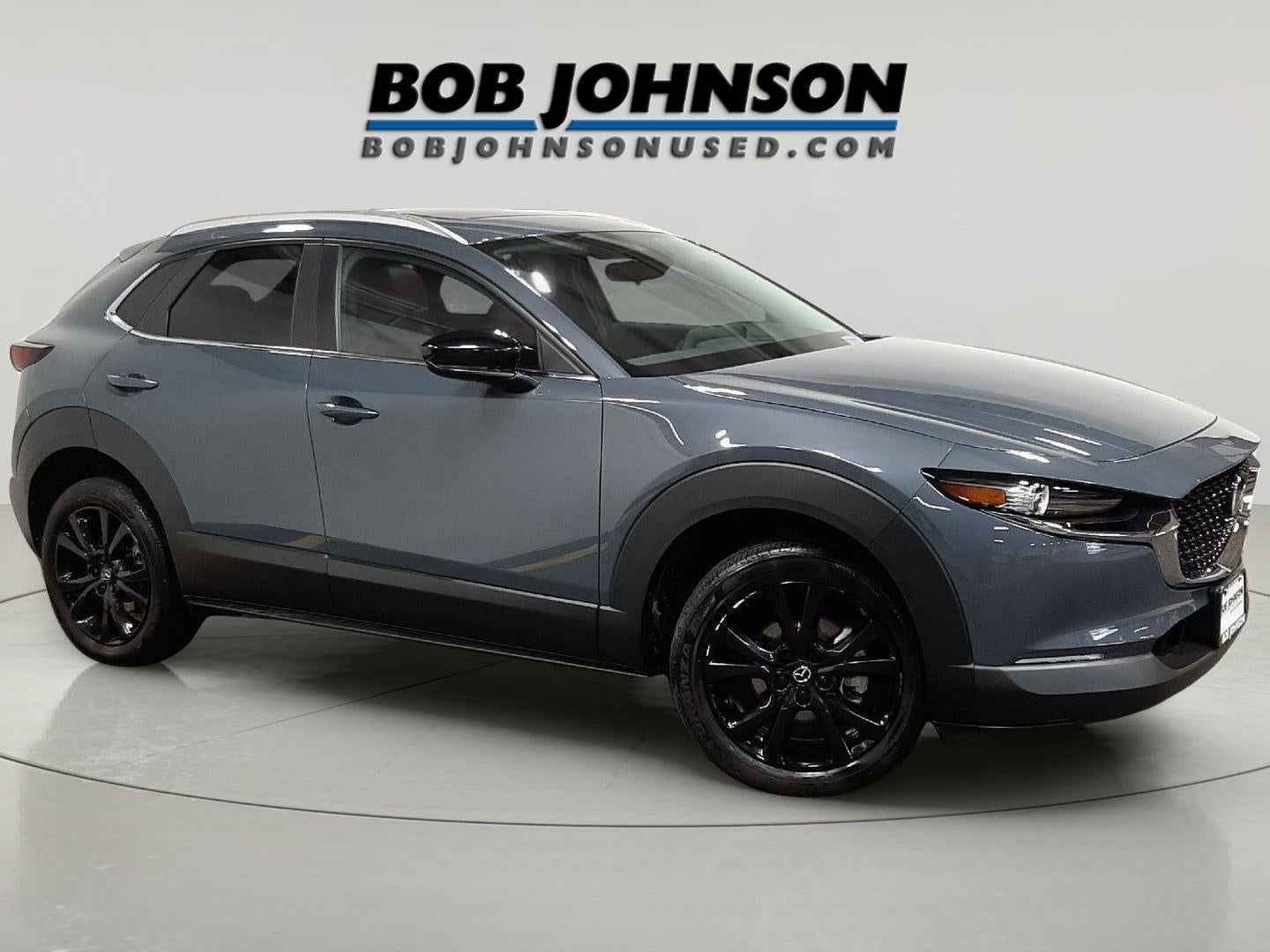 2023 Mazda Mazda CX-30 2.5 S Carbon Edition in Polymetal Gray Metallic — front three-quarter view