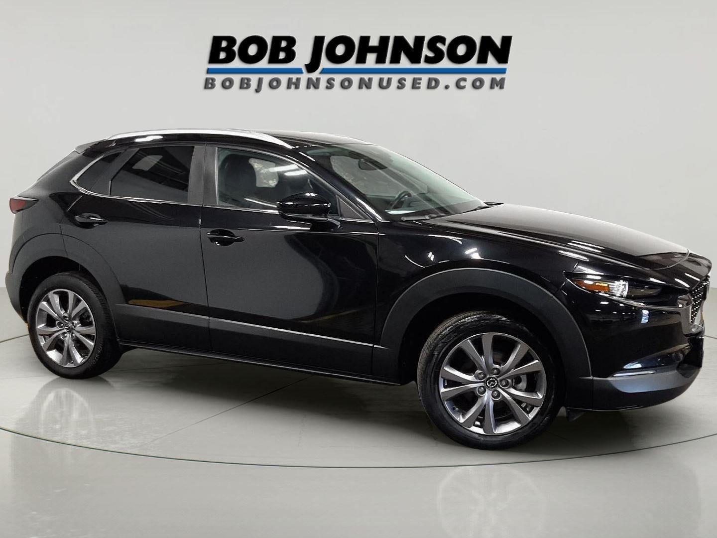2023 Mazda Mazda CX-30 2.5 S Preferred Package in Jet Black Mica — front three-quarter view