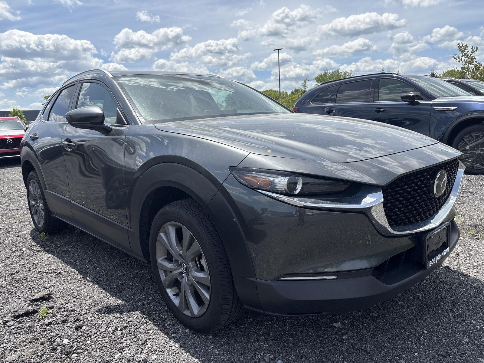 2024 Mazda Mazda CX-30 2.5 S Preferred Package in Machine Gray Metallic — front three-quarter view