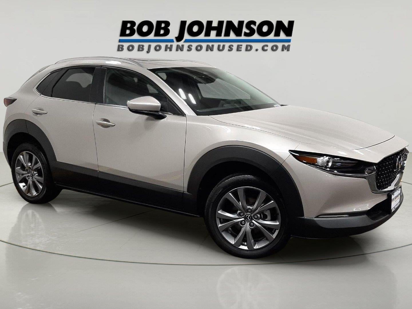 2024 Mazda Mazda CX-30 2.5 S Preferred Package in Platinum Quartz Metallic — front three-quarter view