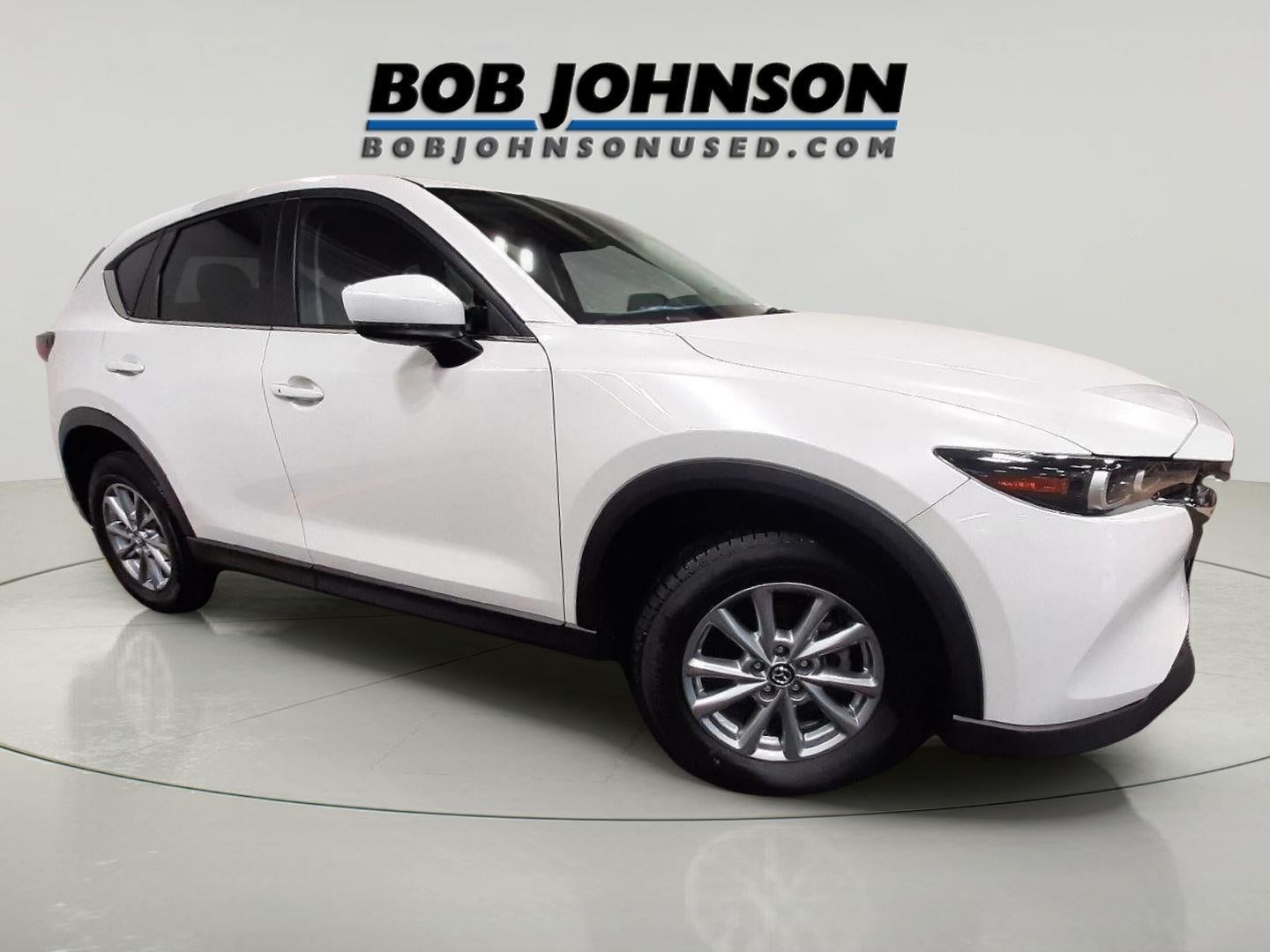 2023 Mazda Mazda CX-5 2.5 S SELECT PACKAGE AWD in White — front three-quarter view