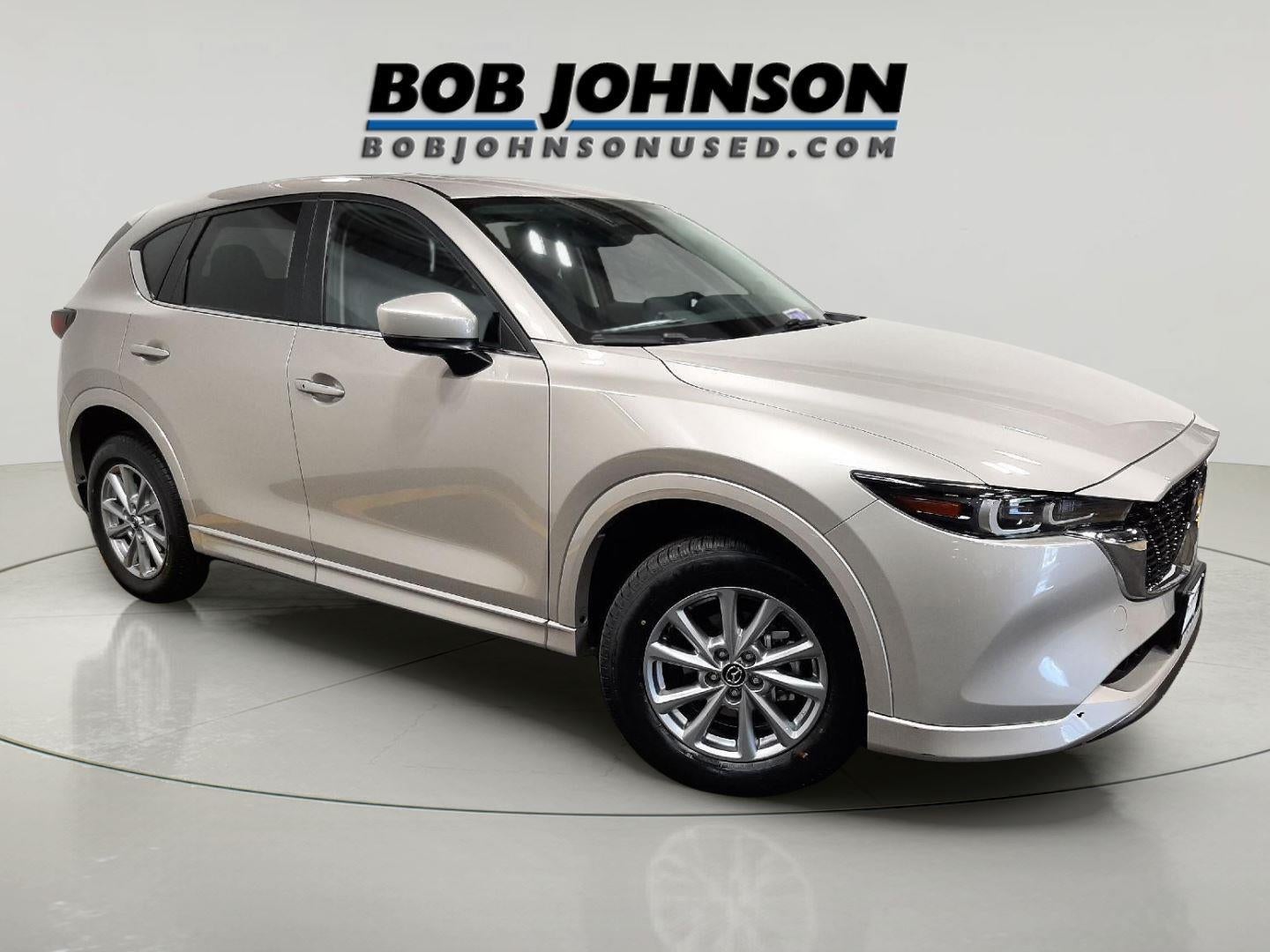 2024 Mazda Mazda CX-5 2.5 S Preferred Package in Platinum Quartz Metallic — front three-quarter view