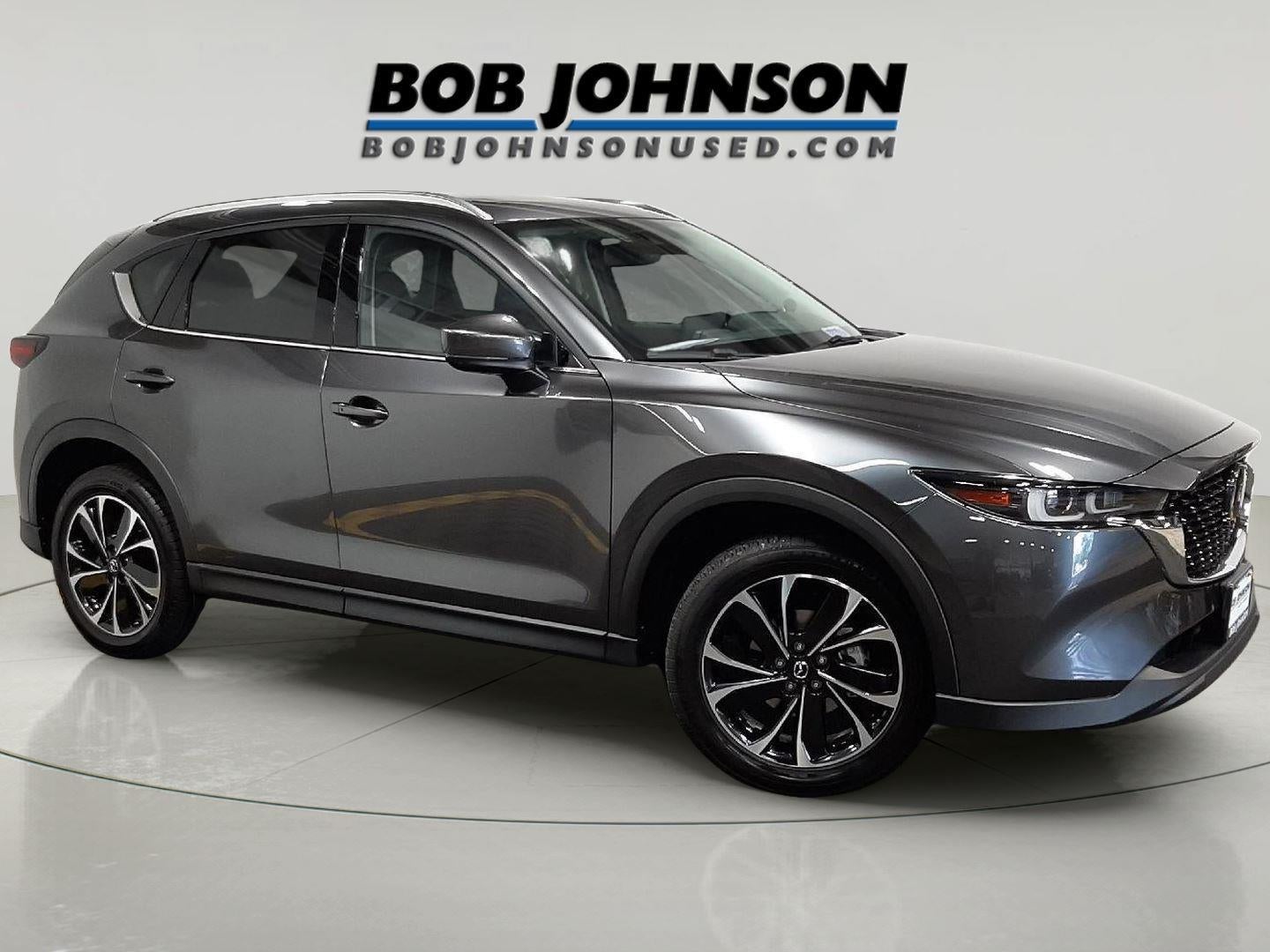 2023 Mazda Mazda CX-5 2.5 S Premium Package in Machine Gray Metallic — front three-quarter view
