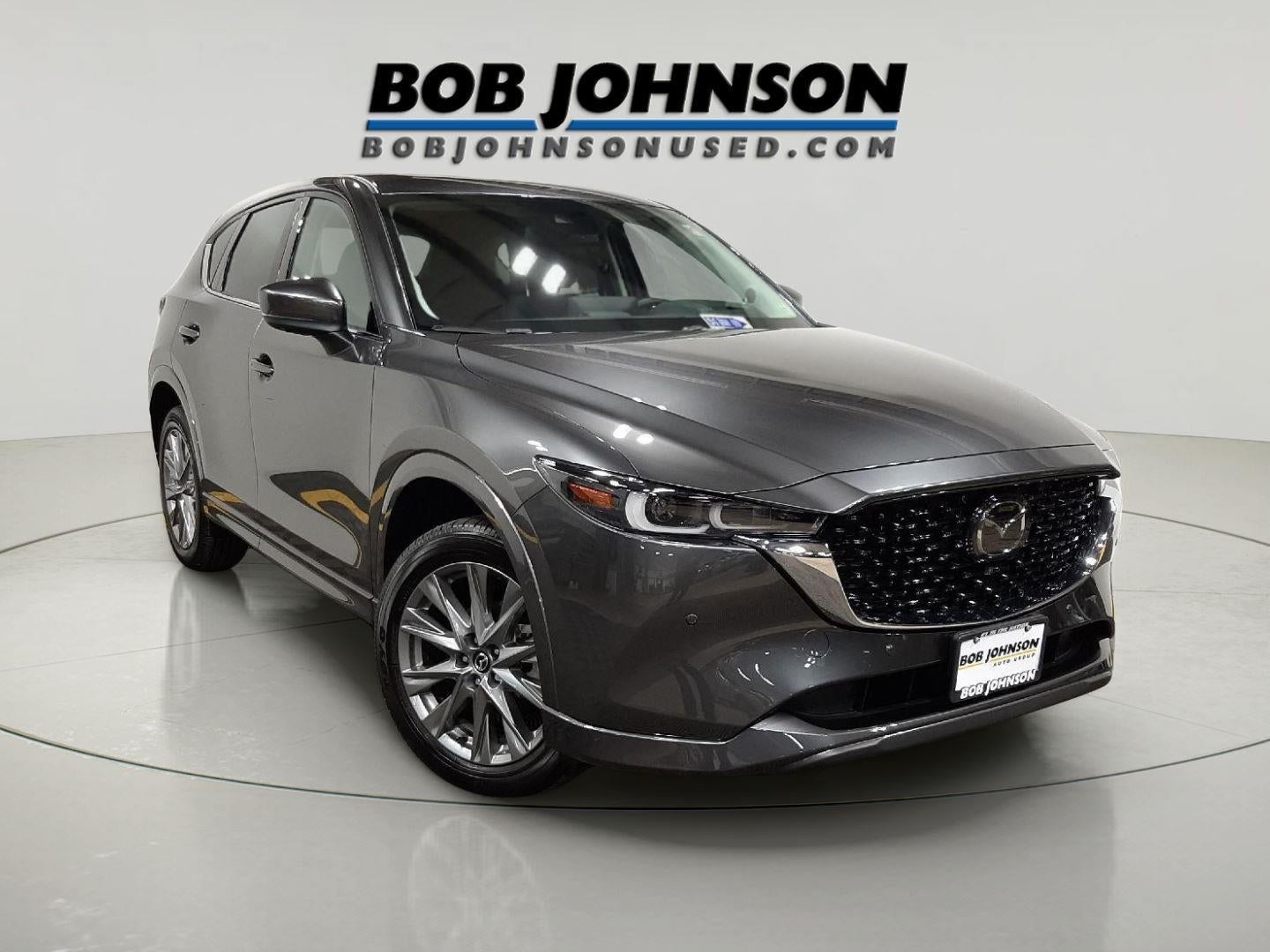 2025 Mazda Mazda CX-5 2.5 S Premium Plus Package in Machine Gray Metallic — front three-quarter view